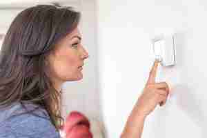 thermostatupordown Peterson Plumbing Heating Cooling Drains thermostat up or down